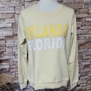 Pacific Co Orlando Florida Yellow Sweatshirts